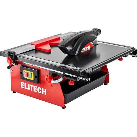 Плиткорез электрический Elitech ПЭ0618, 600Вт, диск180х22.2мм, стол 500х390мм купить в СОМ