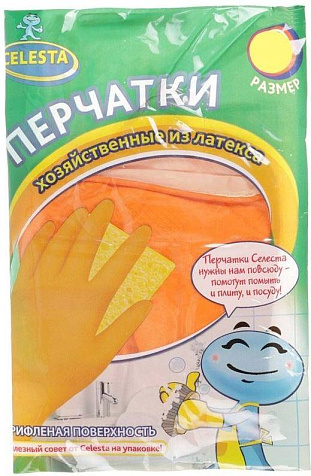 Перчатки Celesta хозяйственные  S (эконом) купить в СОМ