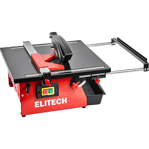 Плиткорез электрический Elitech ПЭ0618, 600Вт, диск180х22.2мм, стол 500х390мм купить в СОМ