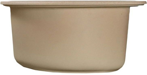 Мойка каменная Mixline ML-GMS101 Стандарт, d480 х190 мм, врезная, песочный купить в СОМ