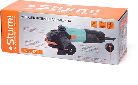 Машина углошлифовальная STURM AG 9012ТE, 125мм, 1100Вт купить в СОМ