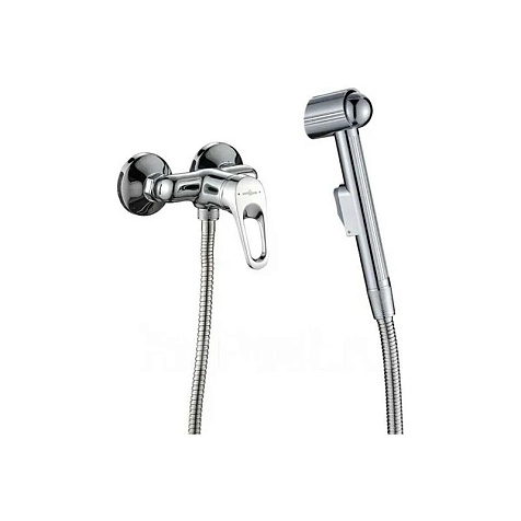 Смеситель для биде Decoroom DR21058, с гигиеническим душем, хром купить в СОМ