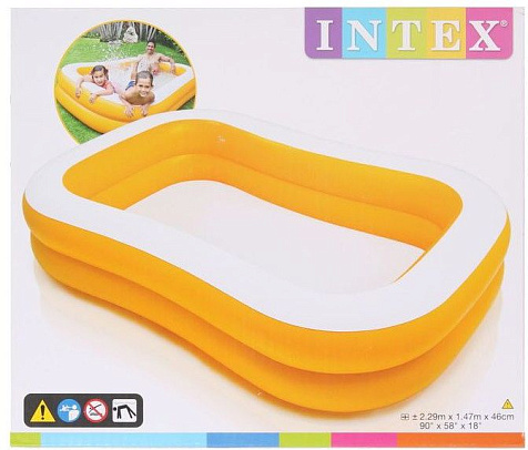 Бассейн надувной Intex 57181NP 229х147х46см Mandarin купить в СОМ