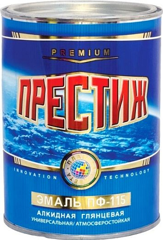 Эмаль ПФ-115 Престиж, глянцевая, белая, 2.8 кг купить в СОМ