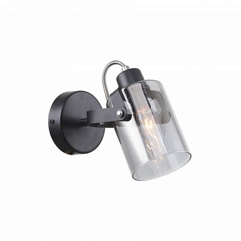 Бра Linvel LB 9405/1 Хьюстон Чёрный/хром, Е14 40W купить в СОМ