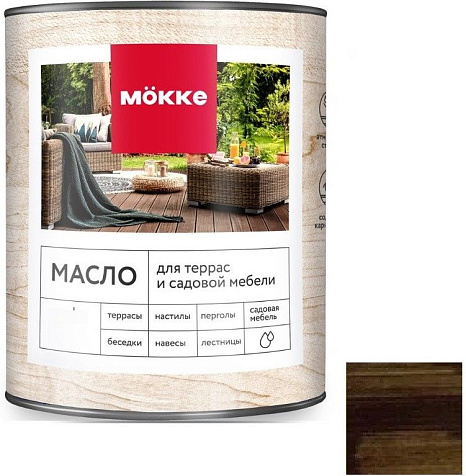 Масло Mokke, для террас, палисандр, 0.75 л купить в СОМ